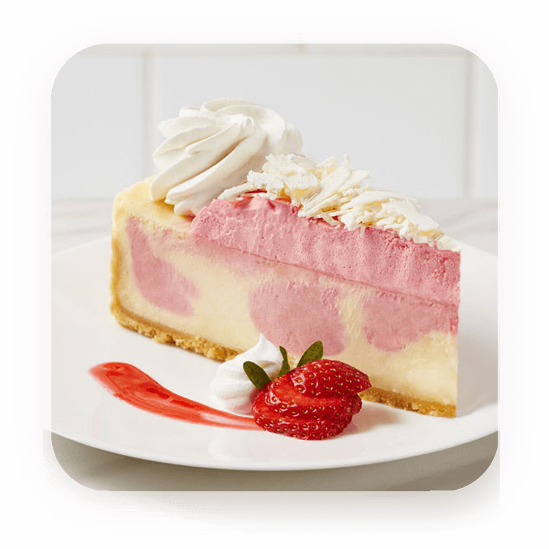 Strawberry cheesecake desserts