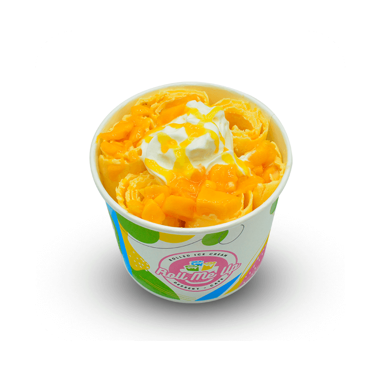 Mango Rolled ice cream