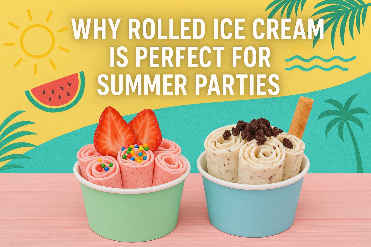 Why Rolled Ice Cream Is Perfect for Summer Parties